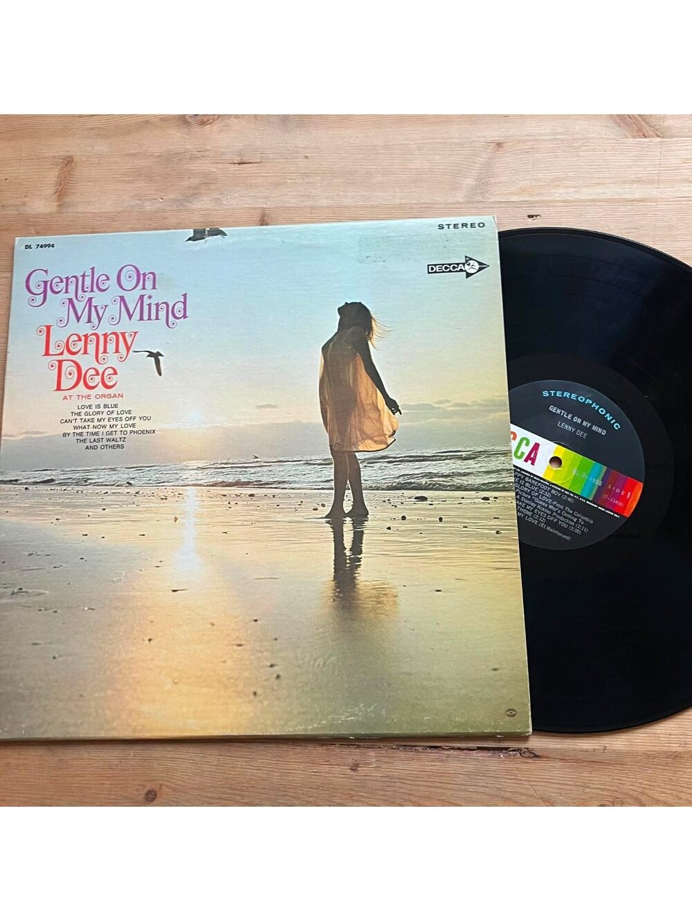Lenny Dee at the Organ - Gentle on my Mind 33rpm VG+ VR15